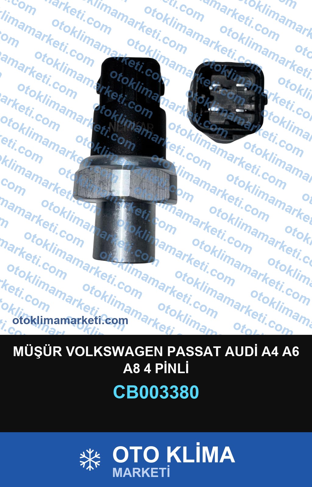 MÜŞÜR VOLKSWAGEN PASSAT AUDİ A4 A6 A8 4 PİNLİ