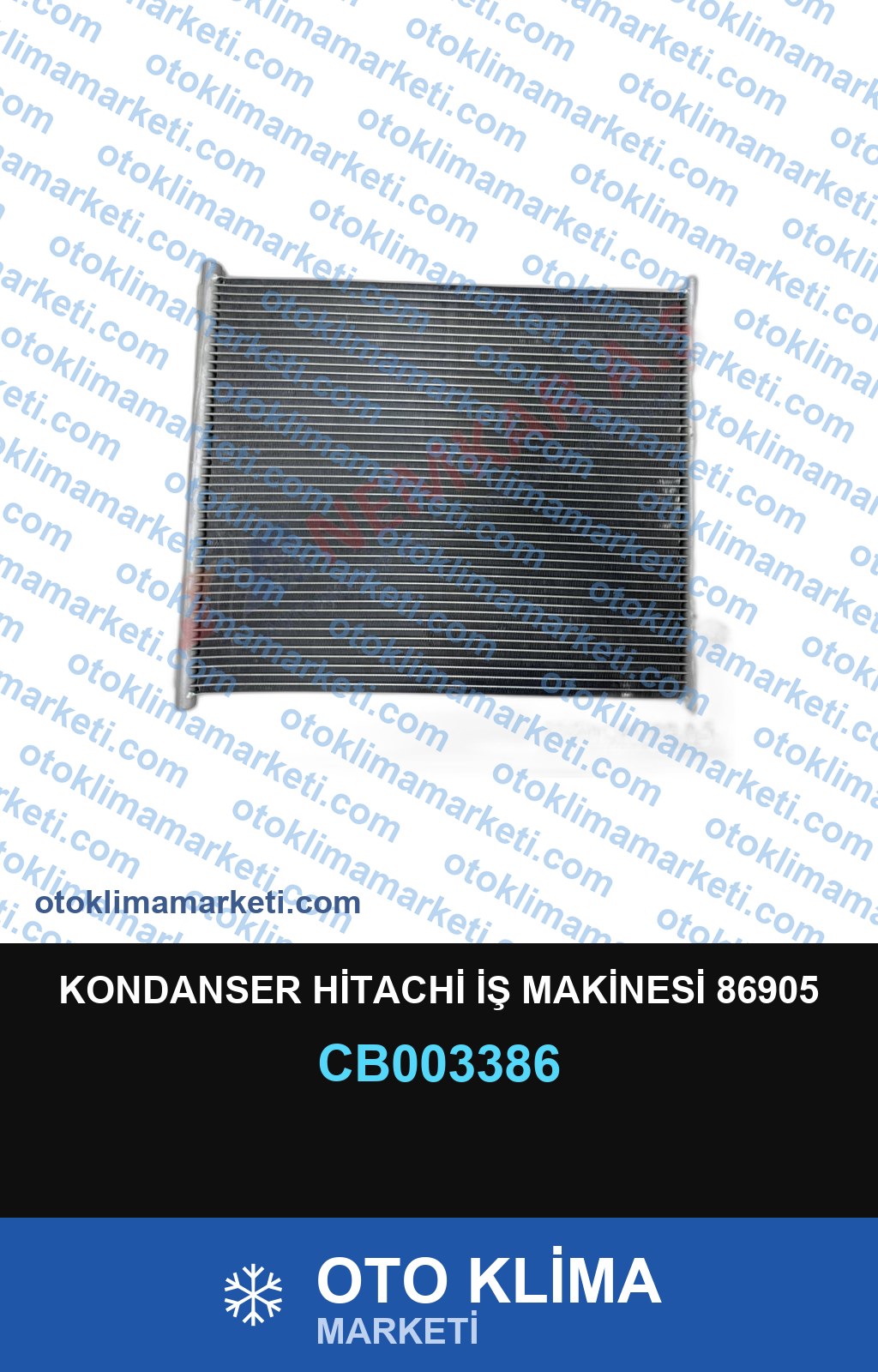 KONDANSER HİTACHİ İŞ MAKİNESİ 86905