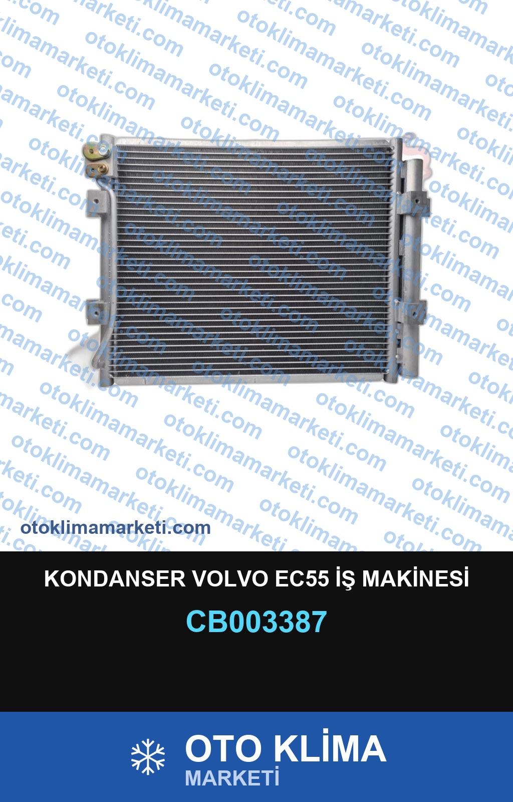 KONDANSER VOLVO EC55 İŞ MAKİNESİ