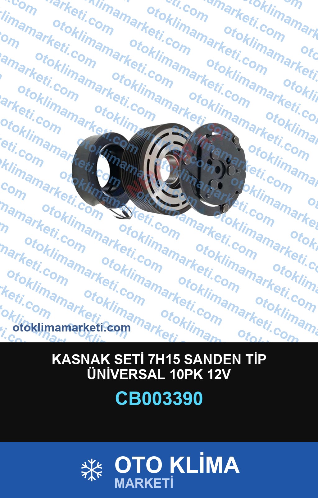 KASNAK SETİ 7H15 SANDEN TİP ÜNİVERSAL 10PK 12V
