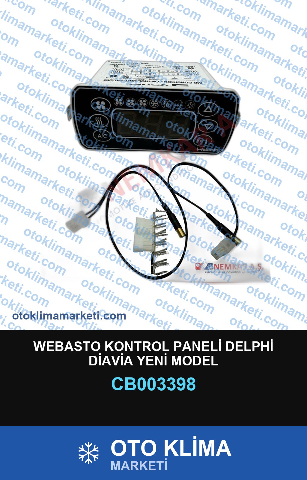 WEBASTO KONTROL PANELİ DELPHİ DİAVİA YENİ MODEL