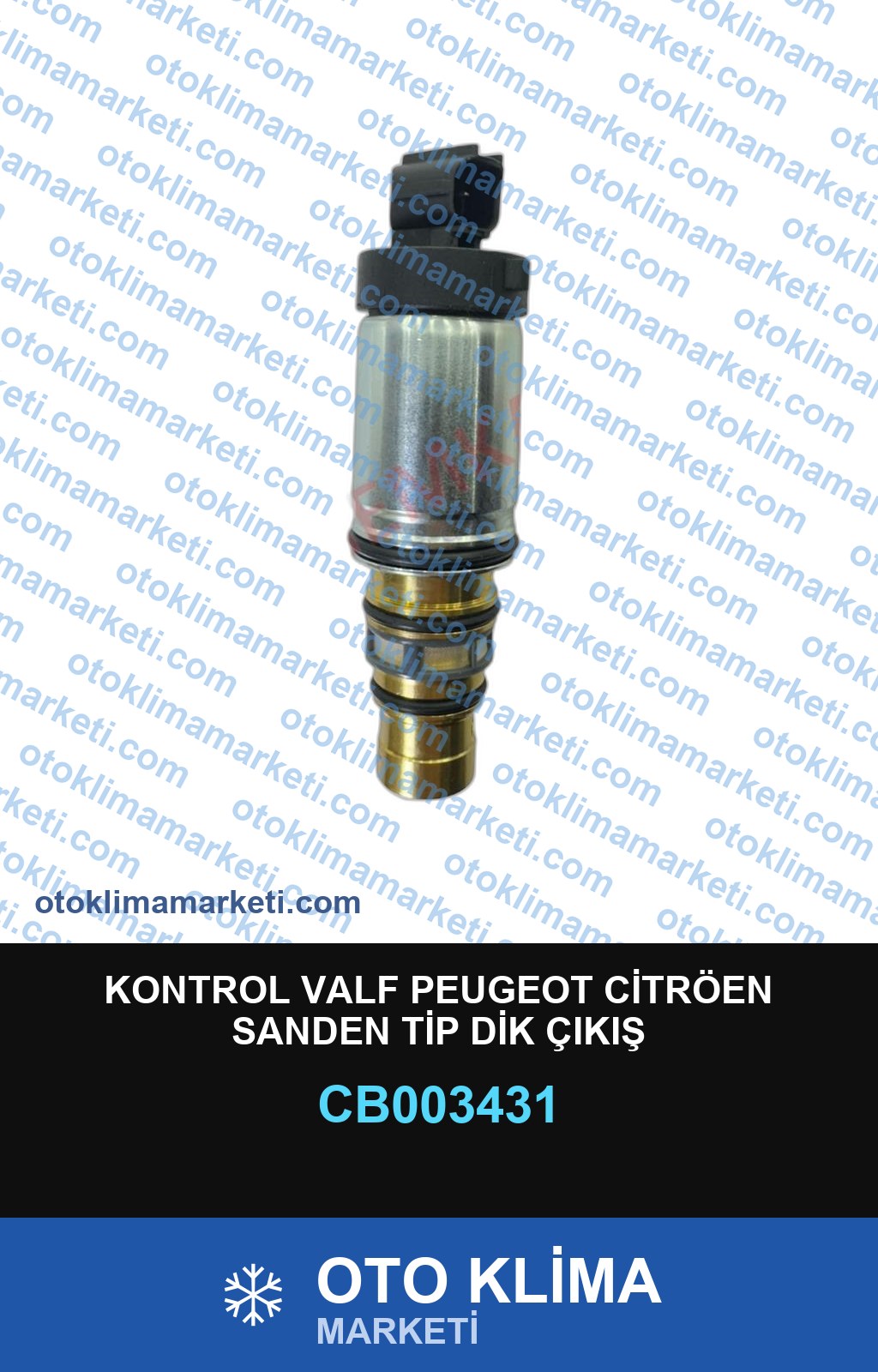 KONTROL VALF PEUGEOT CİTRÖEN SANDEN TİP DİK ÇIKIŞ