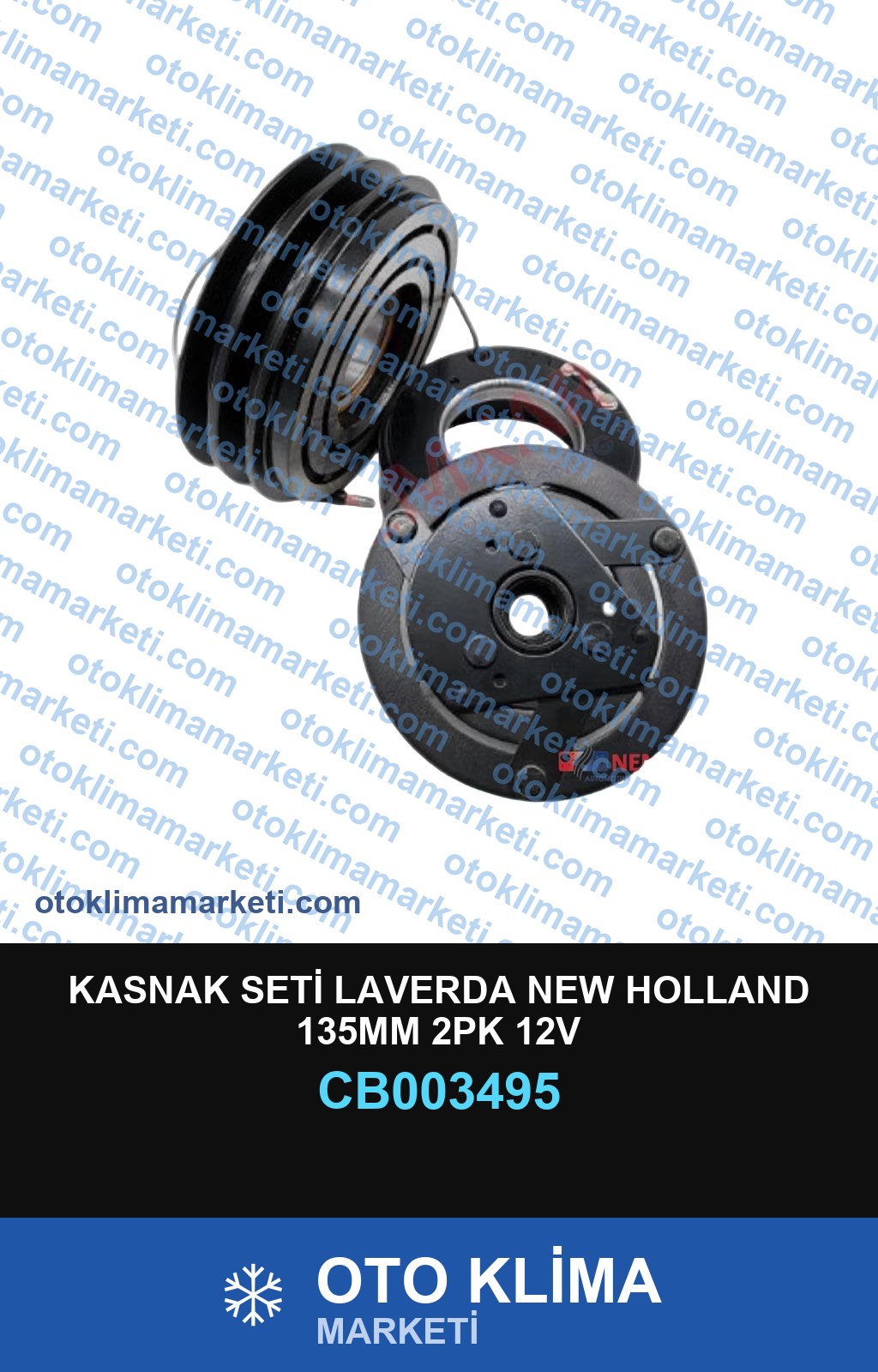 KASNAK SETİ LAVERDA NEW HOLLAND 135MM 2PK 12V