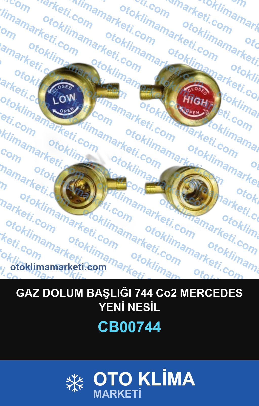 GAZ DOLUM BAŞLIĞI 744 Co2 MERCEDES YENİ NESİL