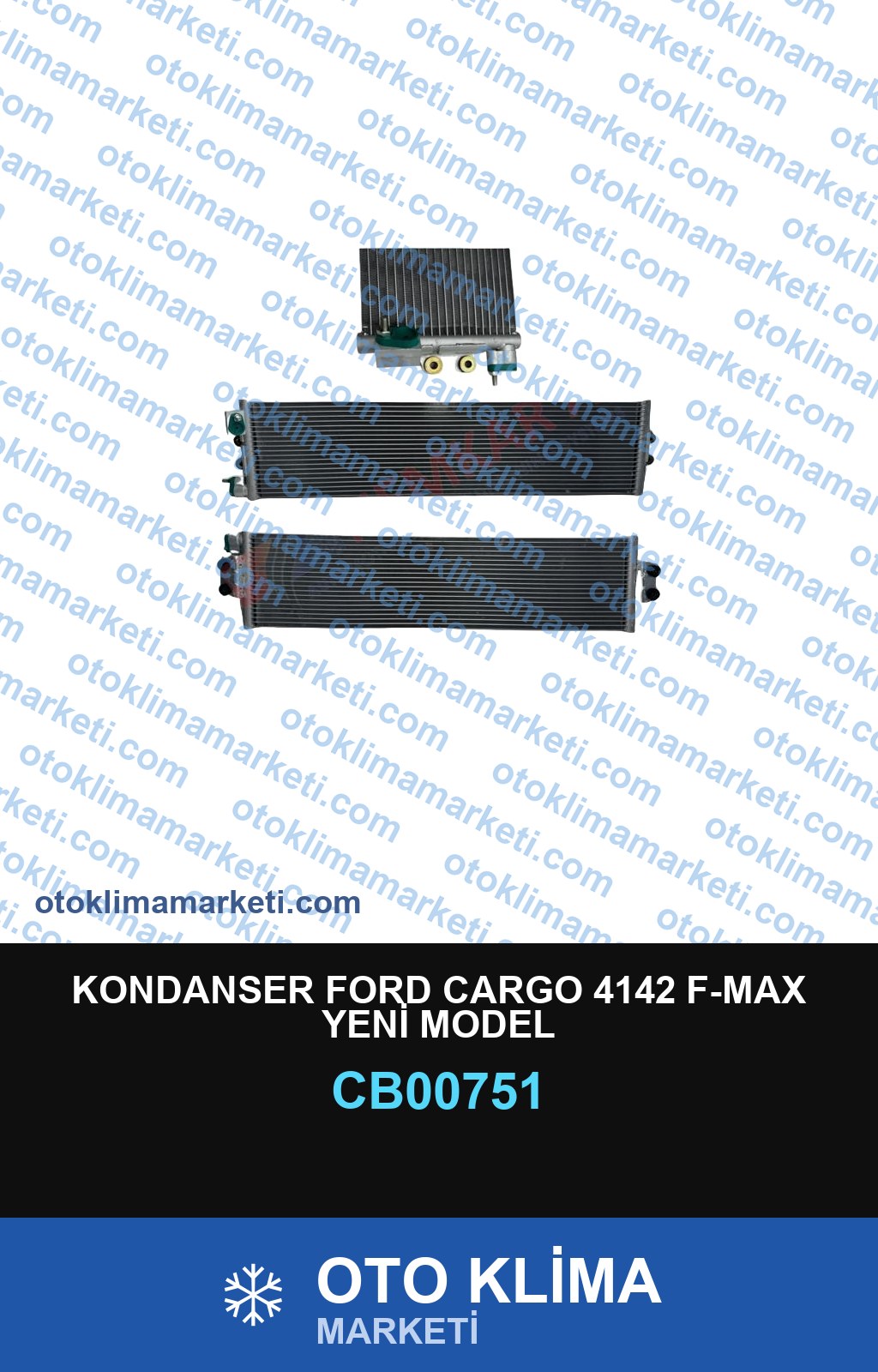 KONDANSER FORD CARGO 4142 F-MAX YENİ MODEL