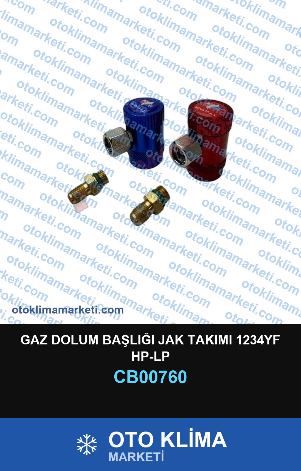 GAZ DOLUM BAŞLIĞI JAK TAKIMI 1234YF HP-LP