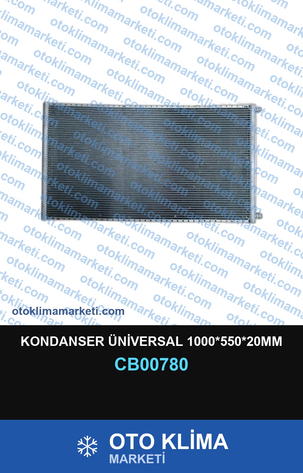 KONDANSER ÜNİVERSAL 1000*550*20MM