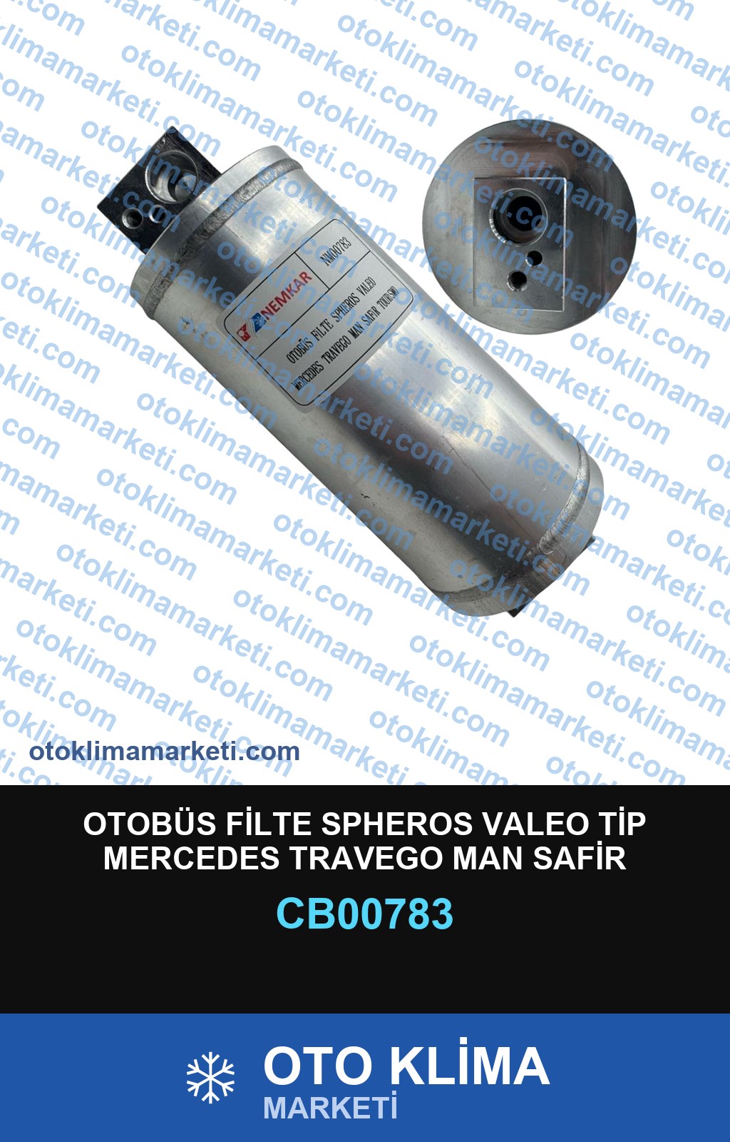 OTOBÜS FİLTE SPHEROS VALEO TİP MERCEDES TRAVEGO MAN SAFİR TOURİSMO