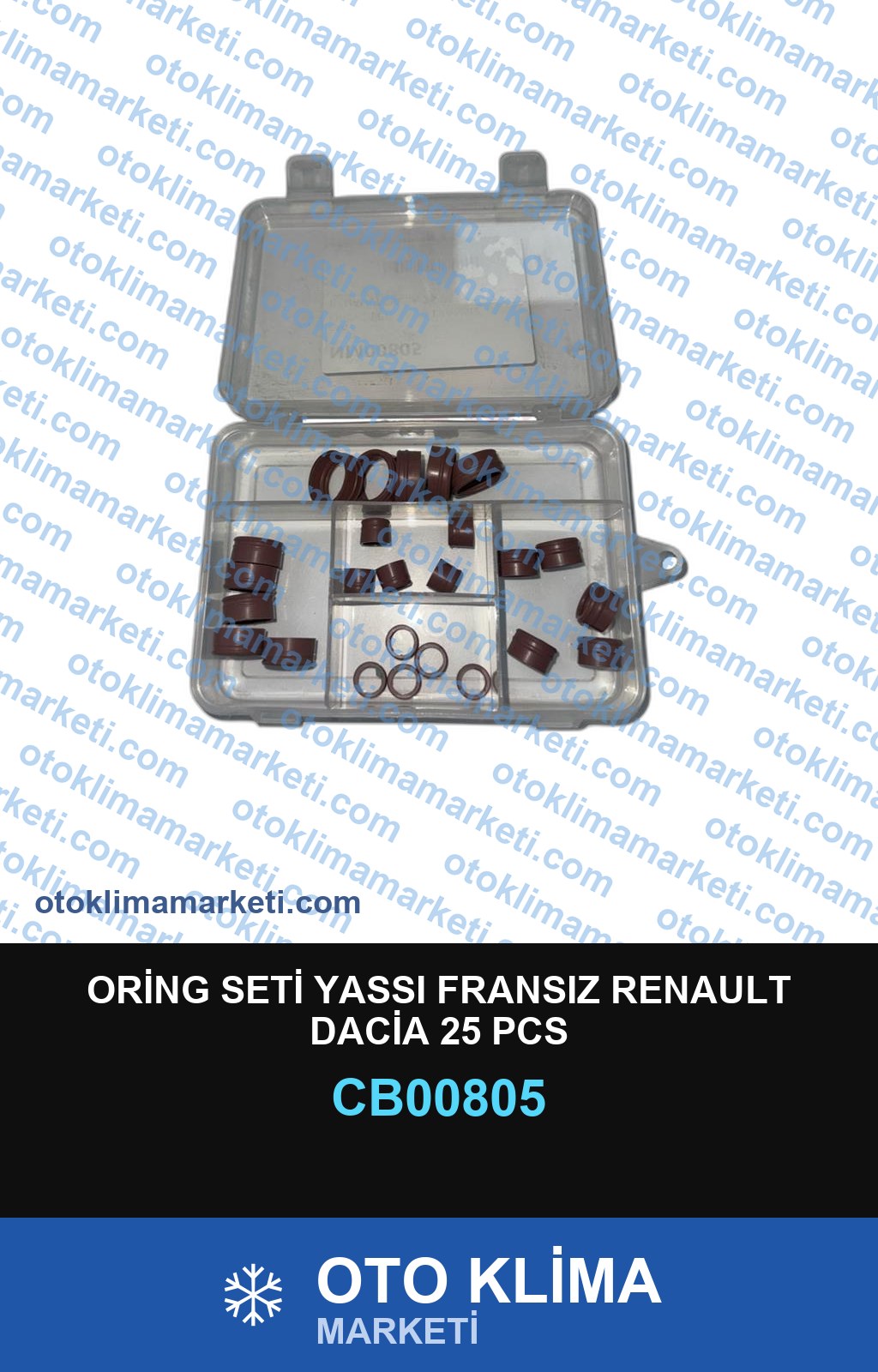 ORİNG SETİ YASSI FRANSIZ RENAULT DACİA 25 PCS