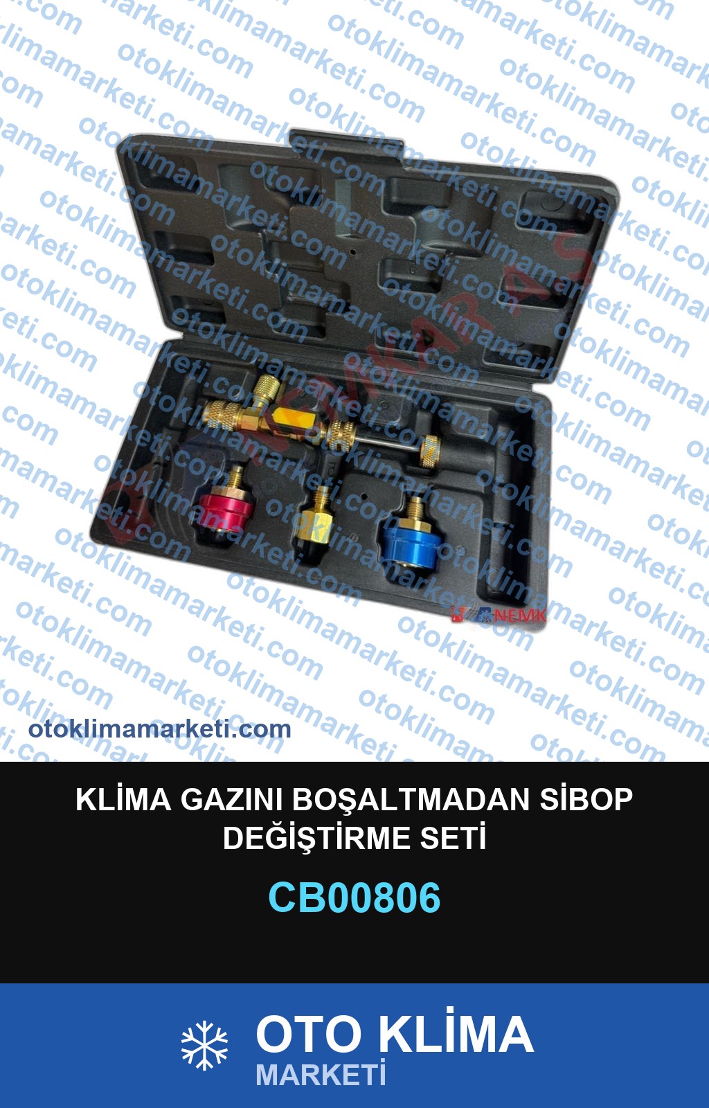 KLİMA GAZINI BOŞALTMADAN SİBOP DEĞİŞTİRME SETİ
