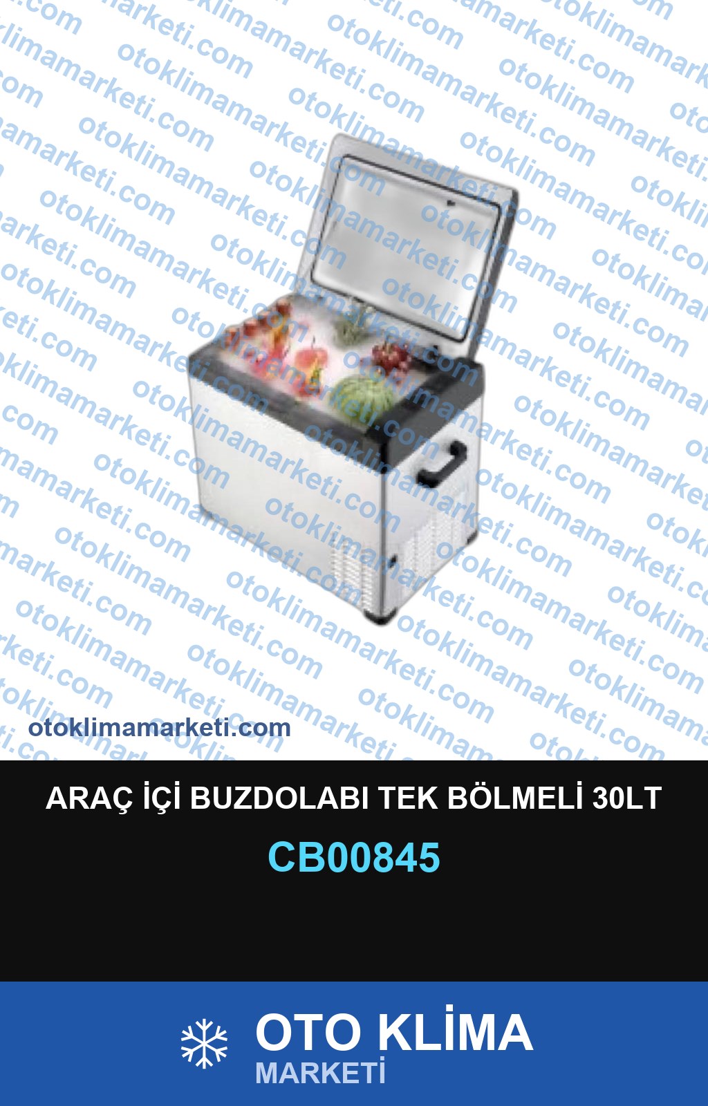 ARAÇ İÇİ BUZDOLABI TEK BÖLMELİ 30LT