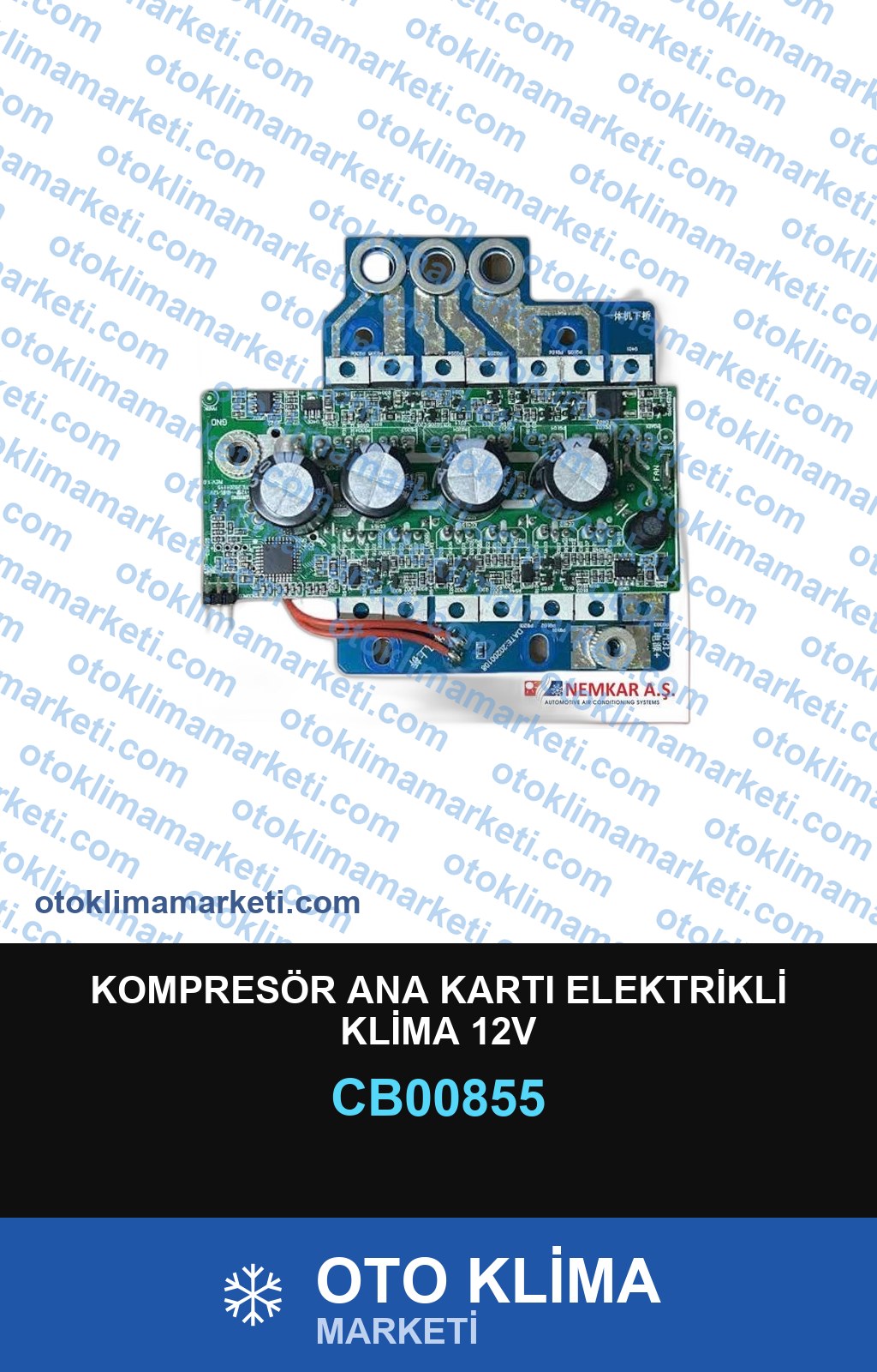 KOMPRESÖR ANA KARTI ELEKTRİKLİ KLİMA 12V