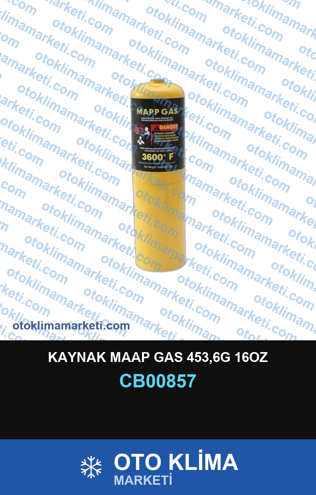 KAYNAK MAAP GAS 453,6G 16OZ