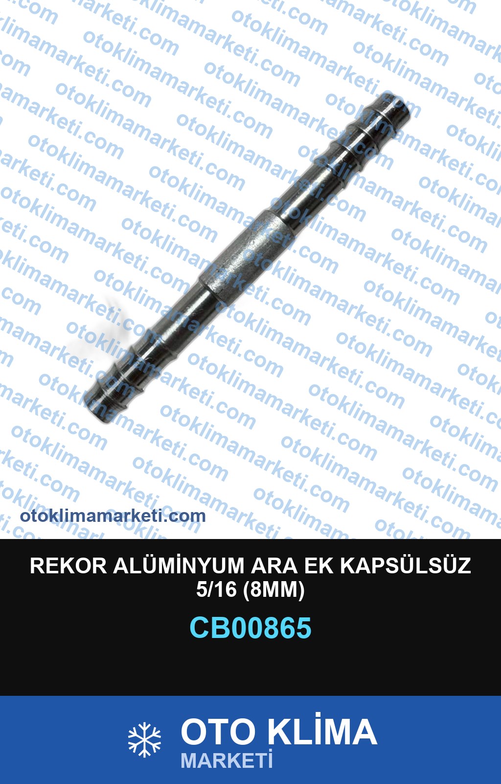 REKOR ALÜMİNYUM ARA EK KAPSÜLSÜZ 5/16 (8MM)