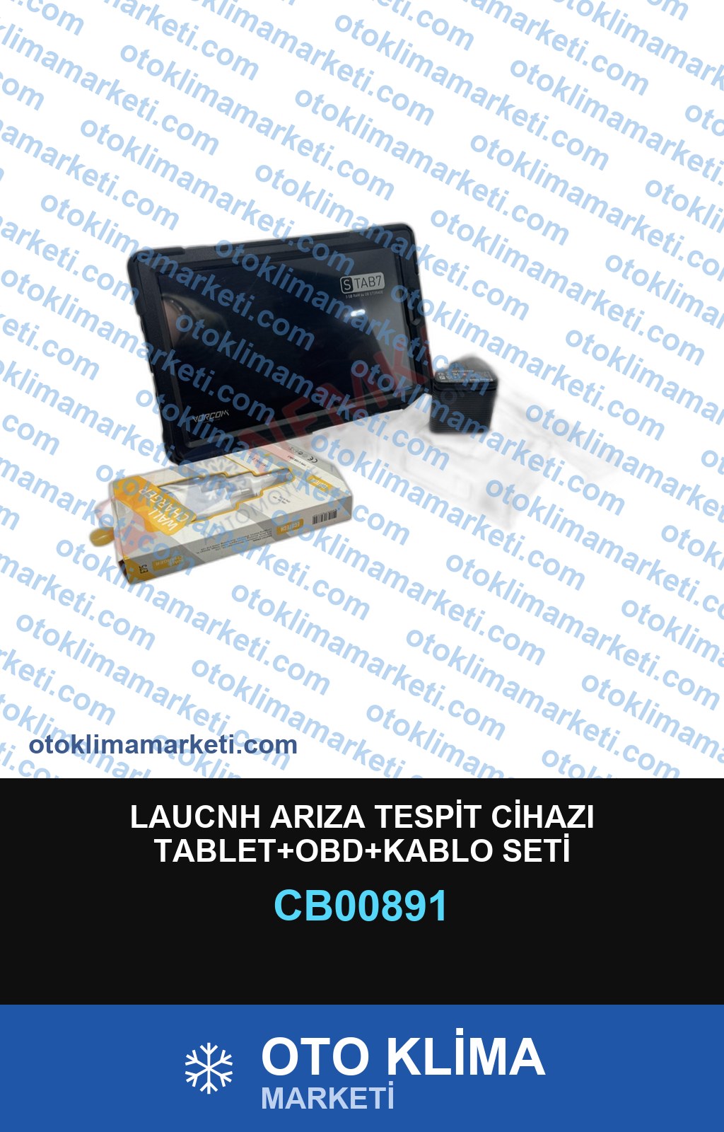 LAUCNH ARIZA TESPİT CİHAZI TABLET+OBD+KABLO SETİ