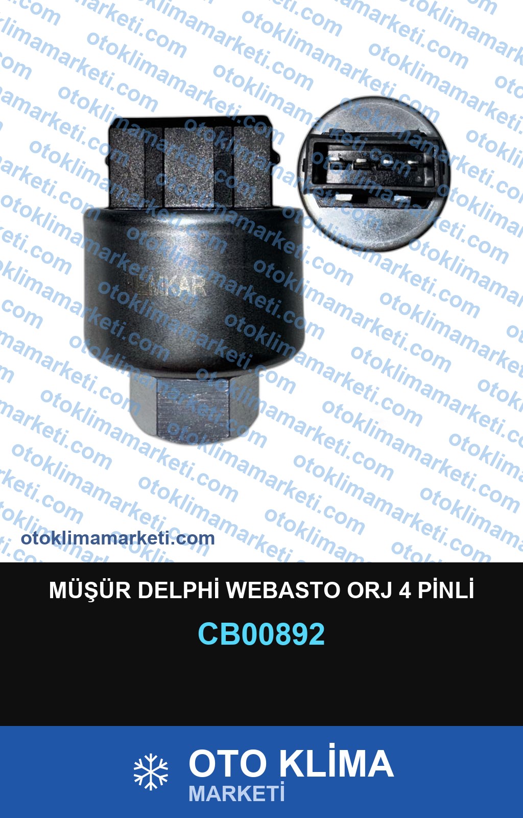 MÜŞÜR DELPHİ WEBASTO ORJ 4 PİNLİ