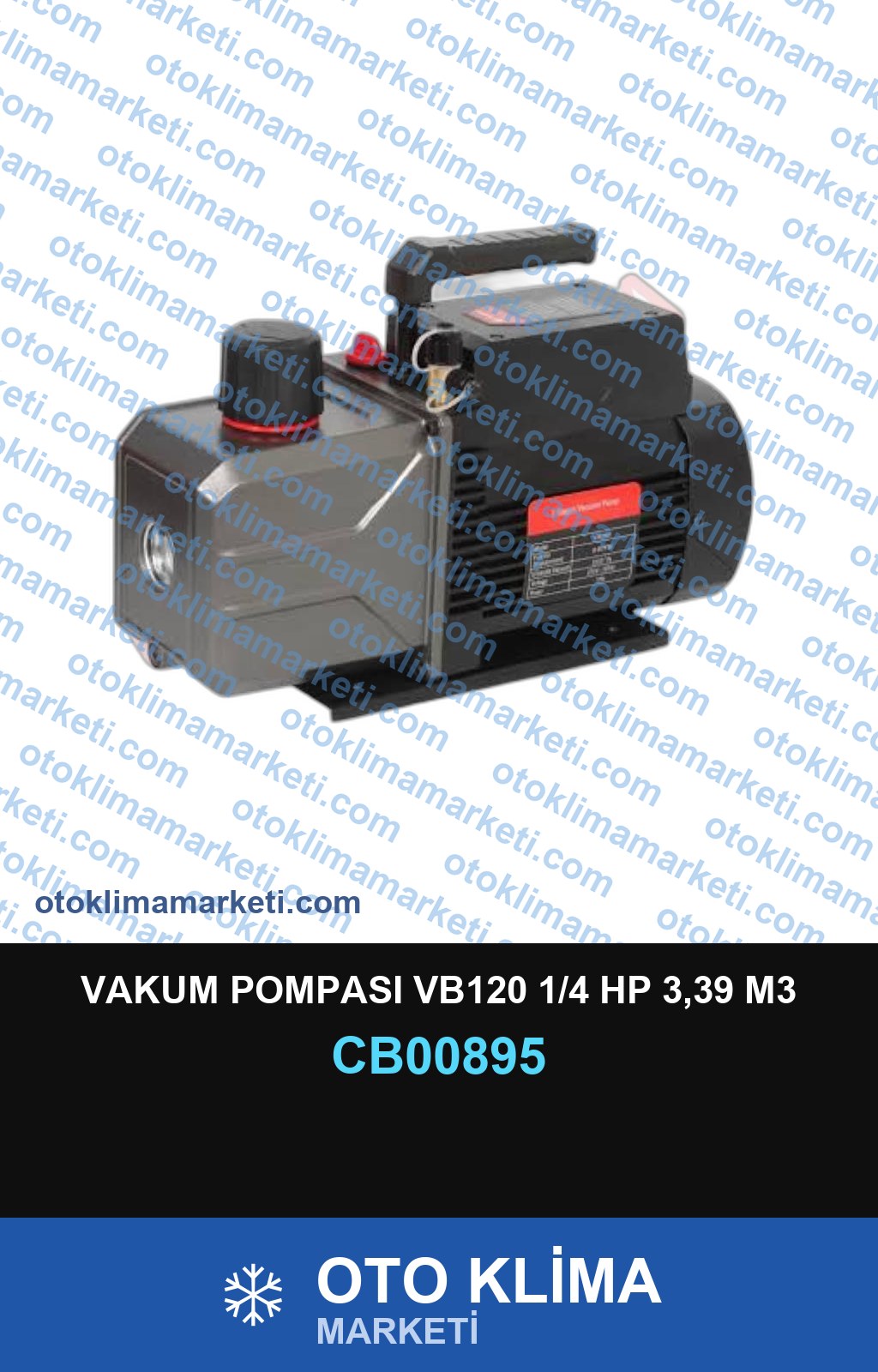 VAKUM POMPASI VB120 1/4 HP 3,39 M3