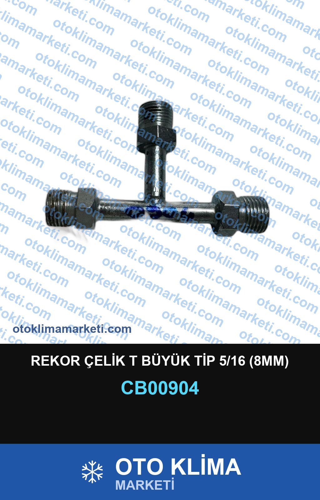REKOR ÇELİK T BÜYÜK TİP 5/16 (8MM)