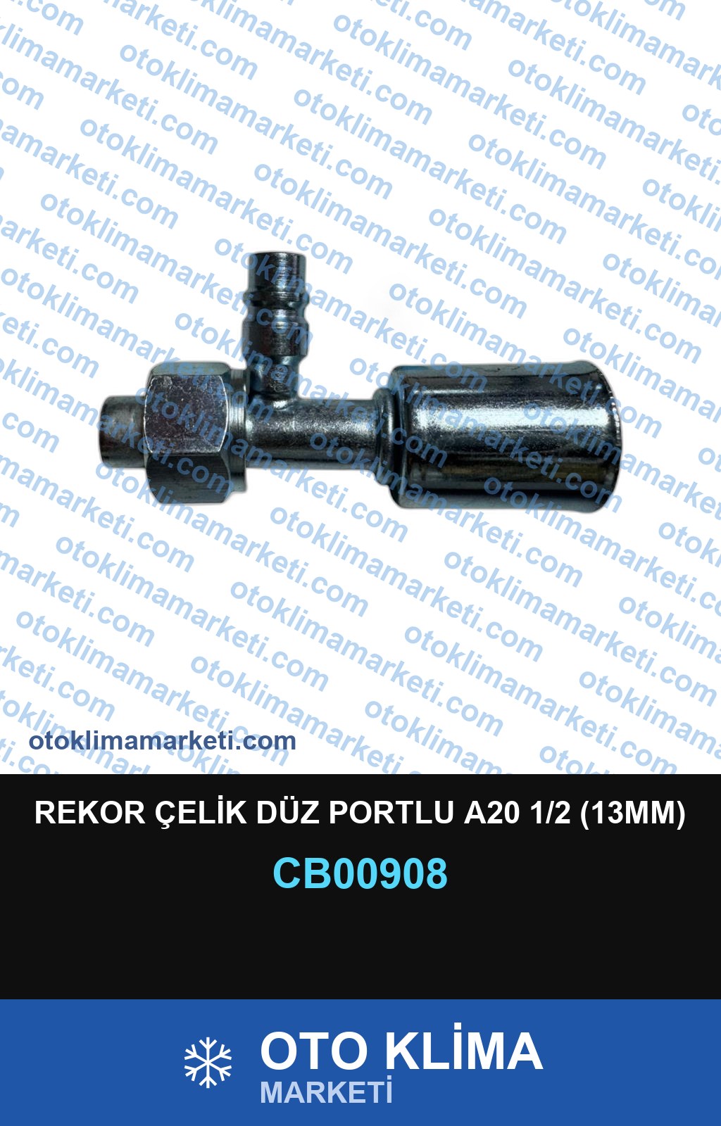 REKOR ÇELİK DÜZ PORTLU A20 1/2 (13MM)