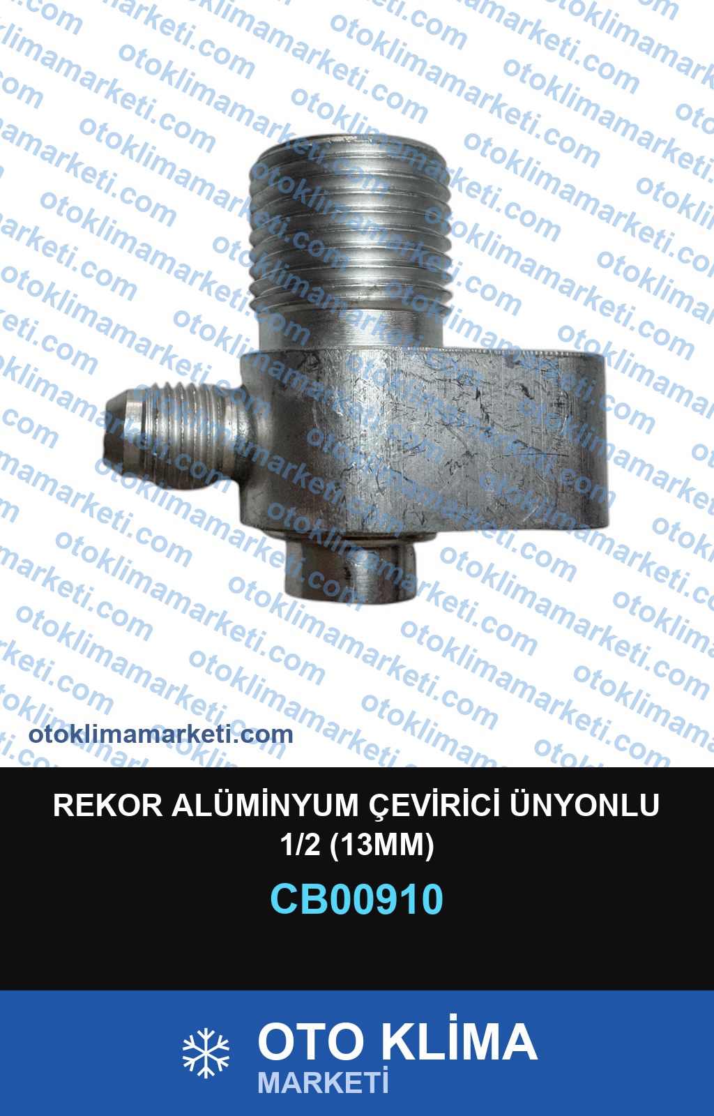 REKOR ALÜMİNYUM ÇEVİRİCİ ÜNYONLU 1/2 (13MM)