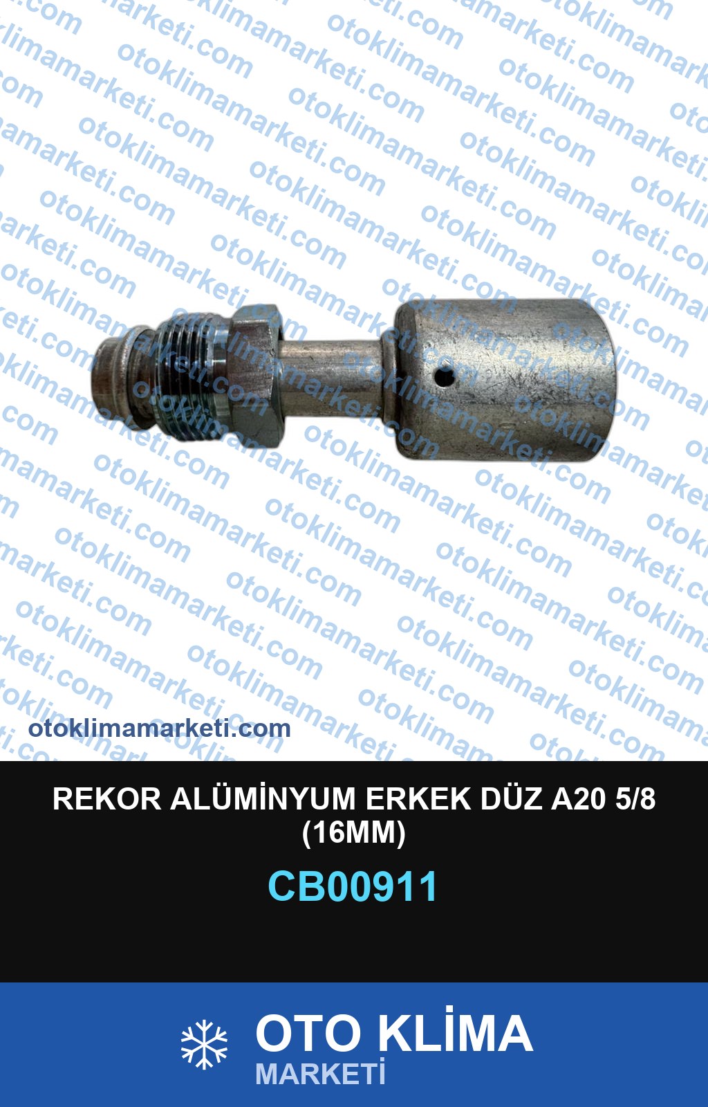 REKOR ALÜMİNYUM ERKEK DÜZ A20 5/8 (16MM)