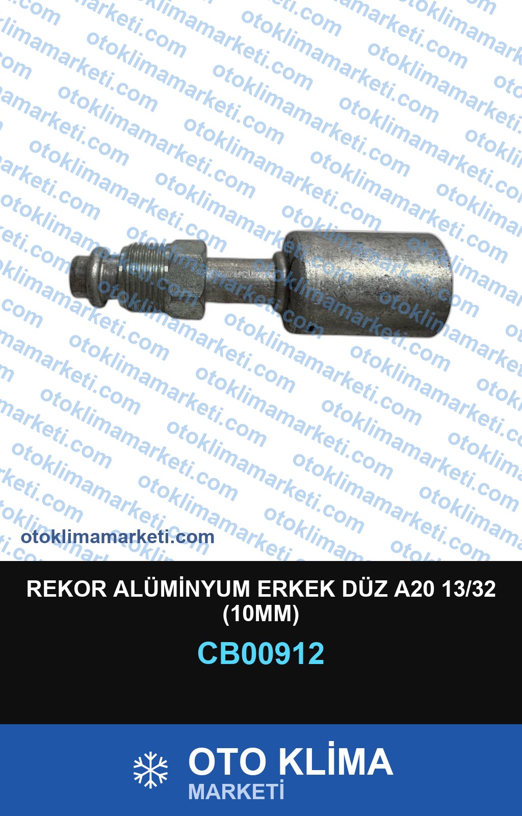 REKOR ALÜMİNYUM ERKEK DÜZ A20 13/32 (10MM)