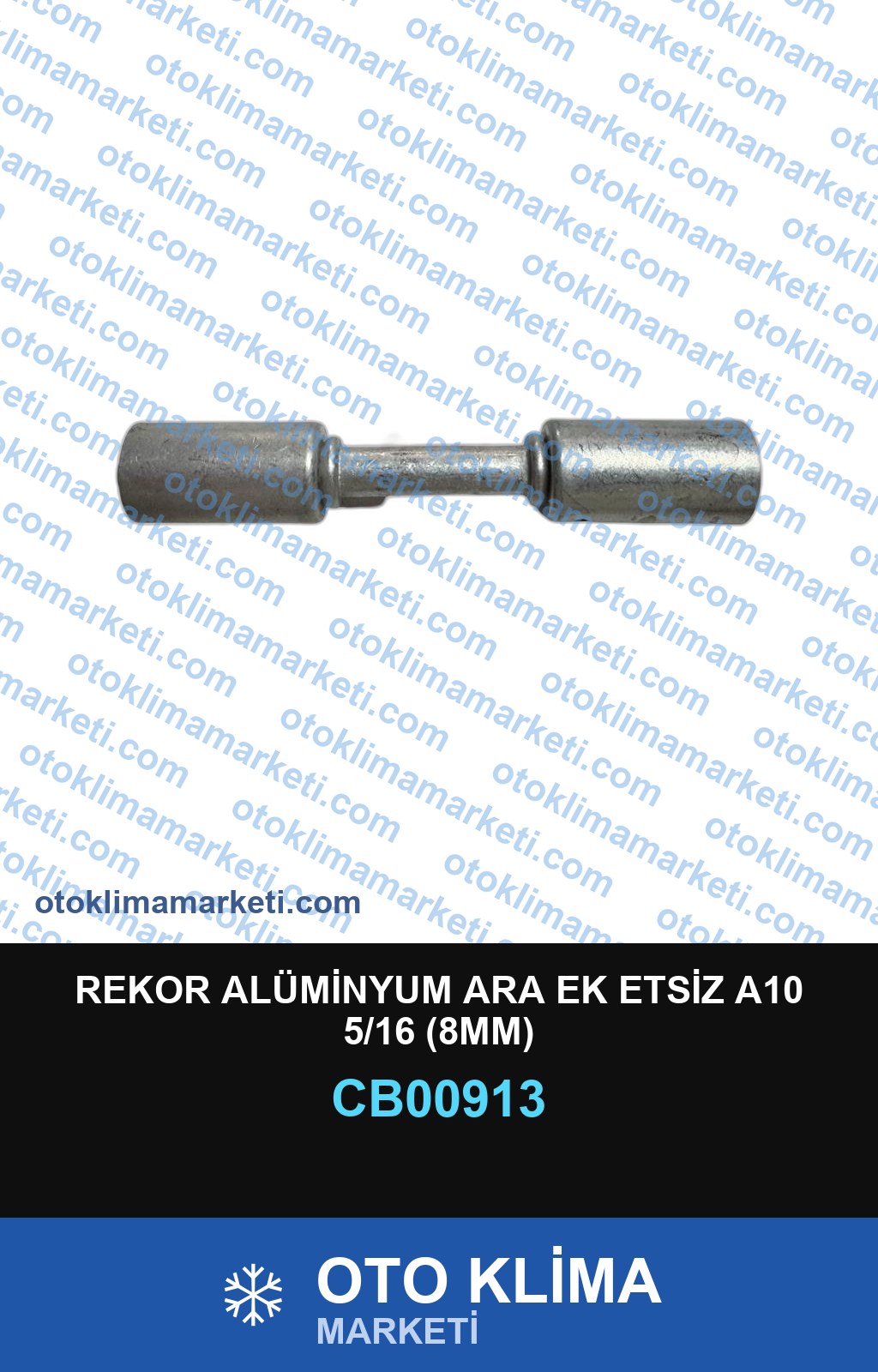 REKOR ALÜMİNYUM ARA EK ETSİZ A10 5/16 (8MM)