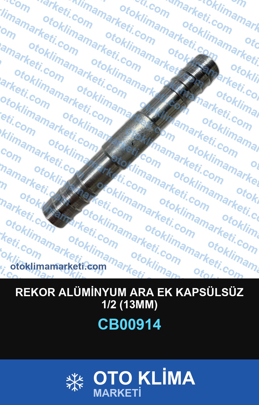 REKOR ALÜMİNYUM ARA EK KAPSÜLSÜZ 1/2 (13MM)
