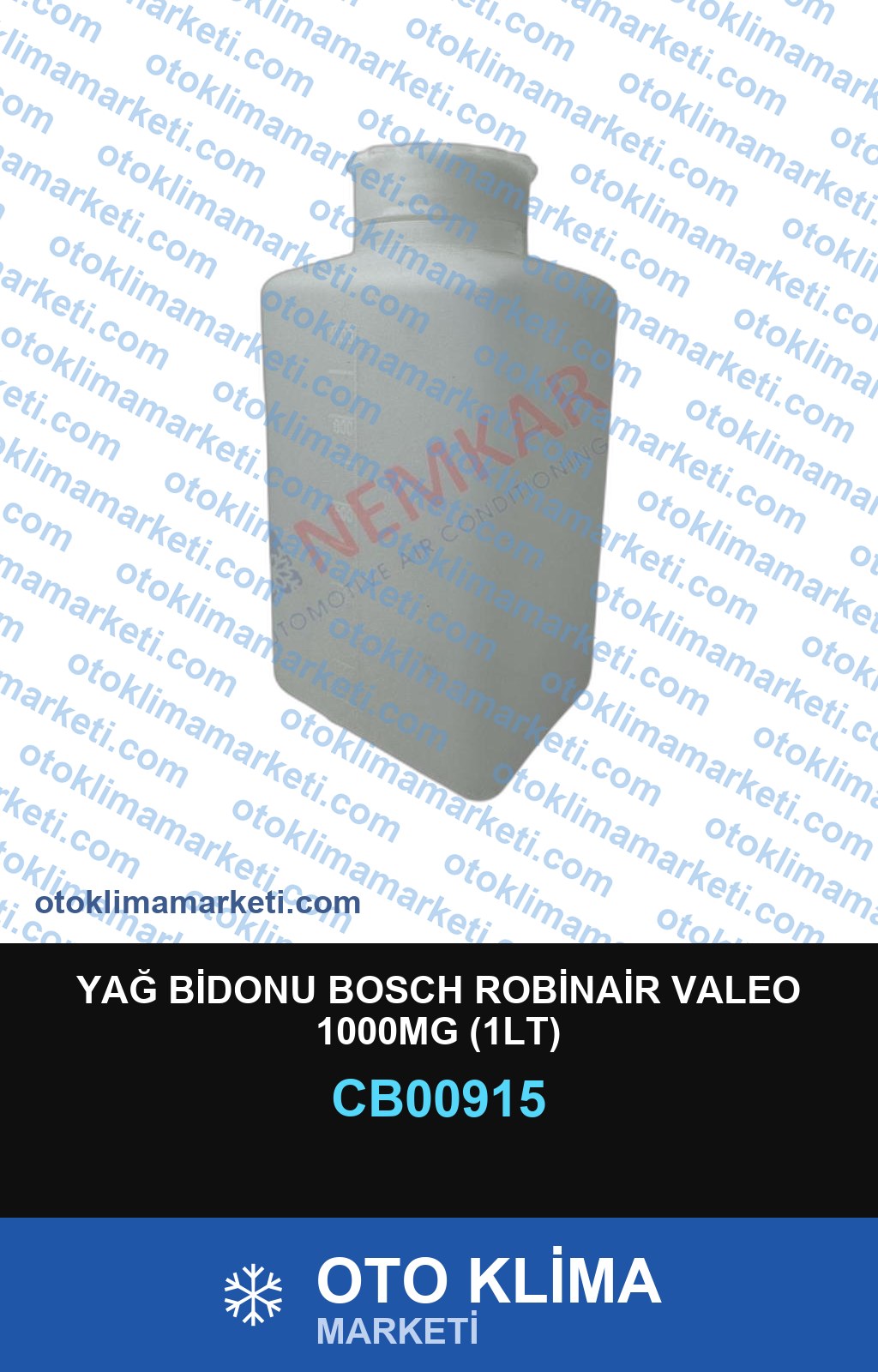 YAĞ BİDONU BOSCH ROBİNAİR VALEO 1000MG (1LT)