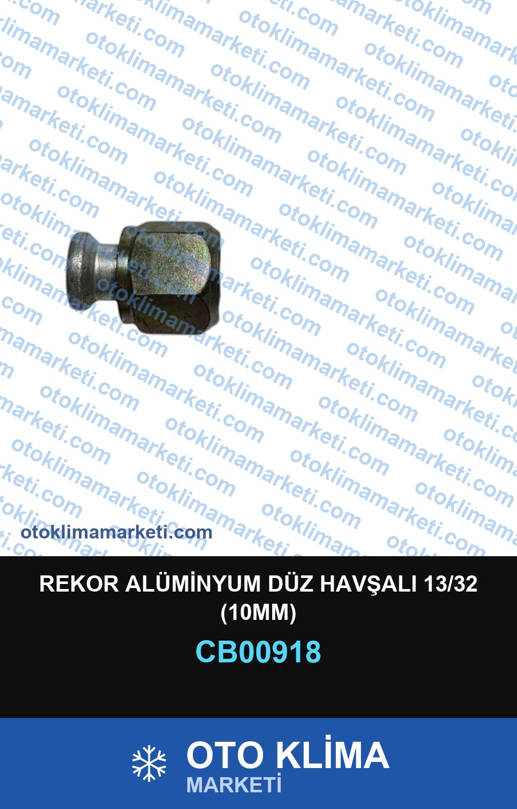REKOR ALÜMİNYUM DÜZ HAVŞALI 13/32 (10MM)