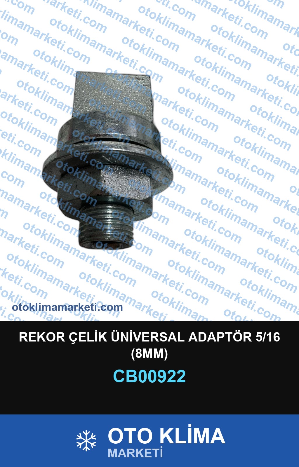 REKOR ÇELİK ÜNİVERSAL ADAPTÖR 5/16 (8MM)