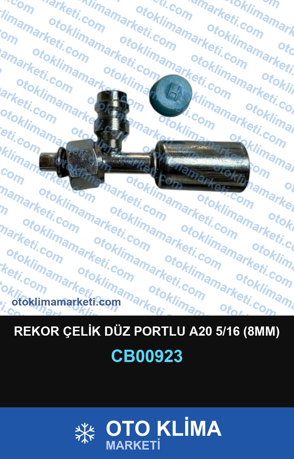 REKOR ÇELİK DÜZ PORTLU A20 5/16 (8MM)