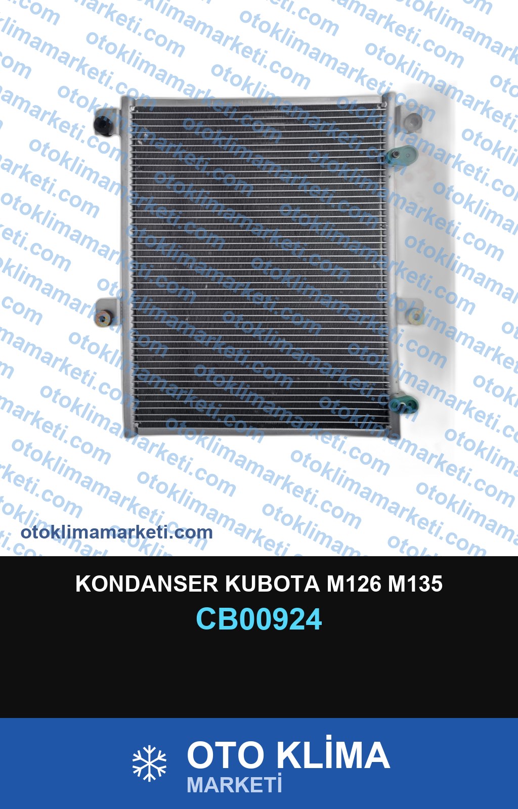 KONDANSER KUBOTA M126 M135