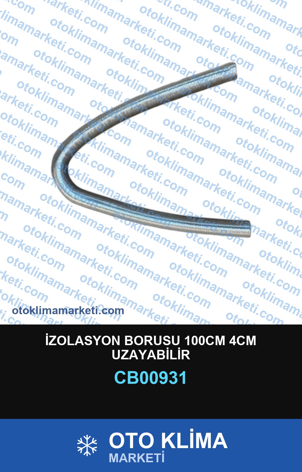 İZOLASYON BORUSU 100CM 4CM UZAYABİLİR