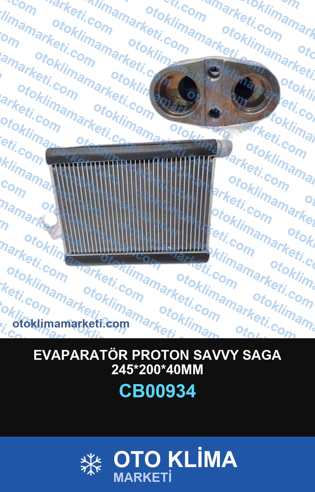 EVAPARATÖR PROTON SAVVY SAGA 245*200*40MM