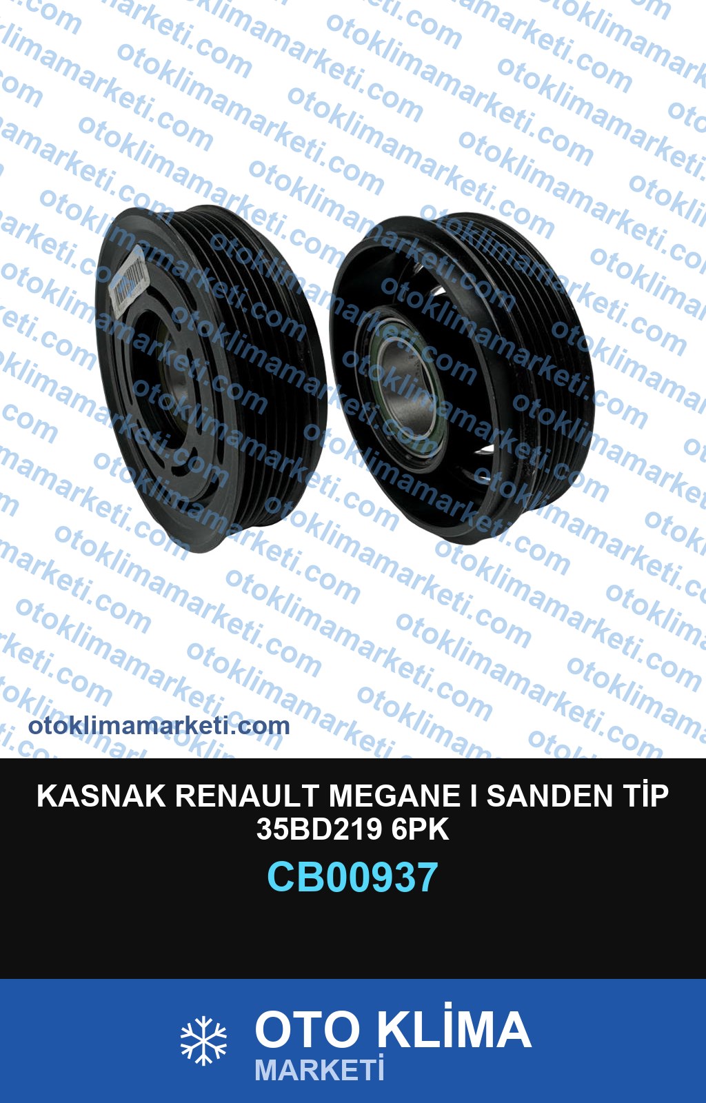 KASNAK RENAULT MEGANE I SANDEN TİP 35BD219 6PK