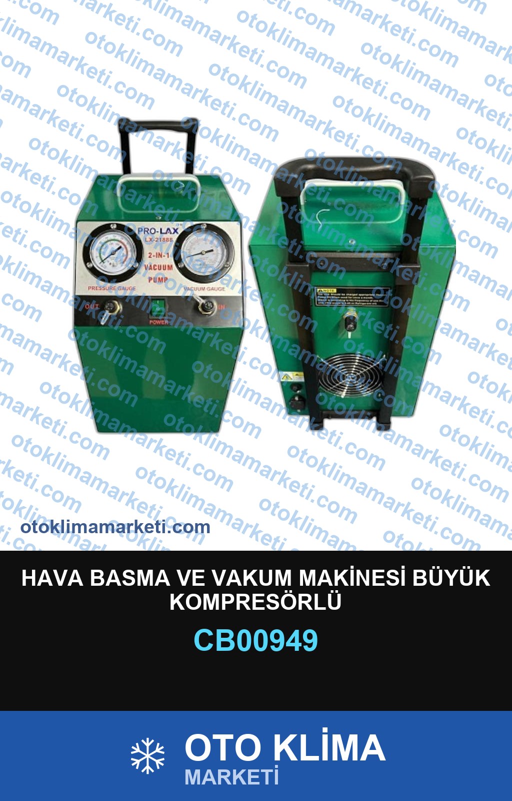 HAVA BASMA VE VAKUM MAKİNESİ BÜYÜK KOMPRESÖRLÜ