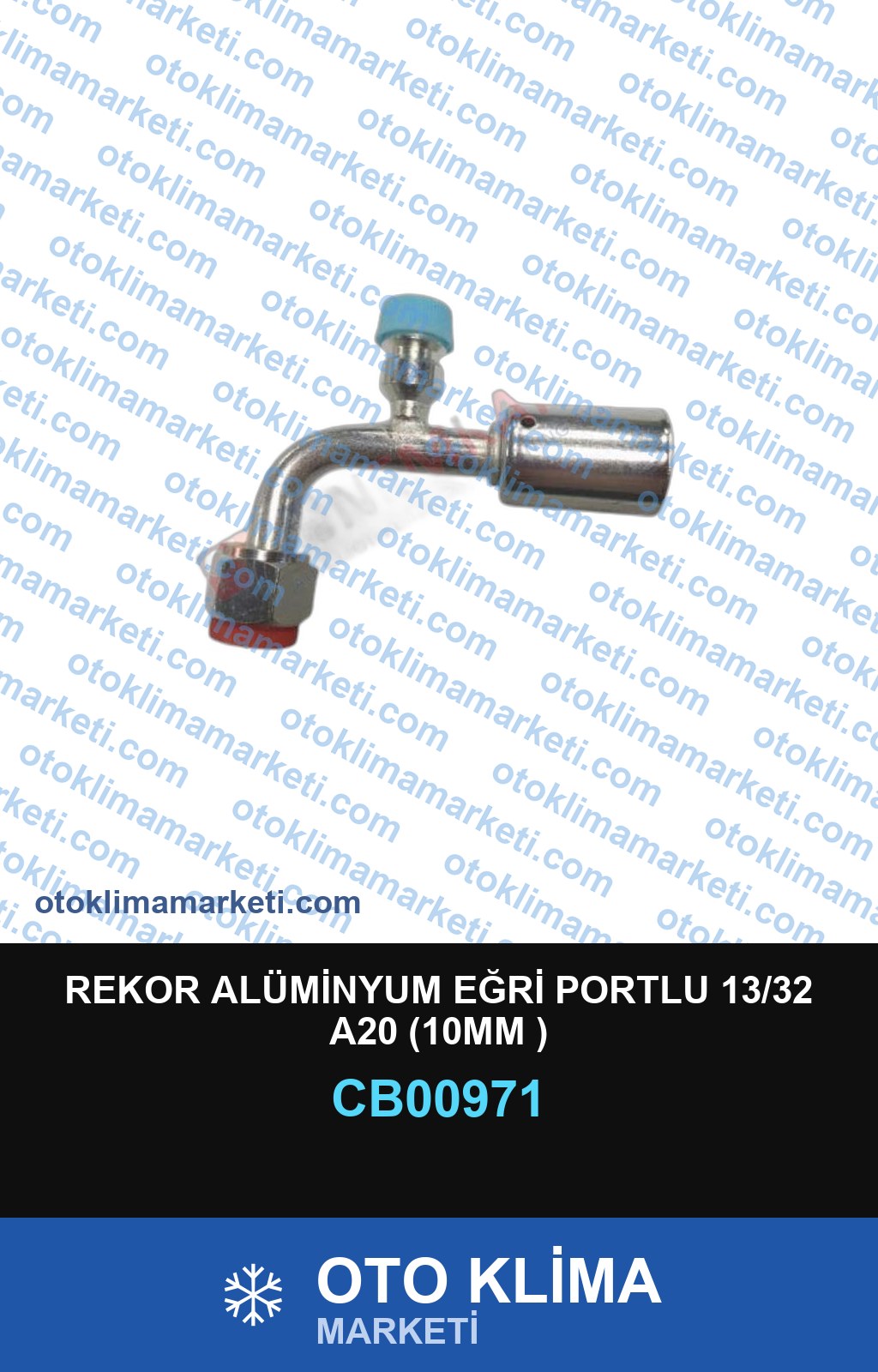 REKOR ALÜMİNYUM EĞRİ PORTLU 13/32 A20 (10MM )