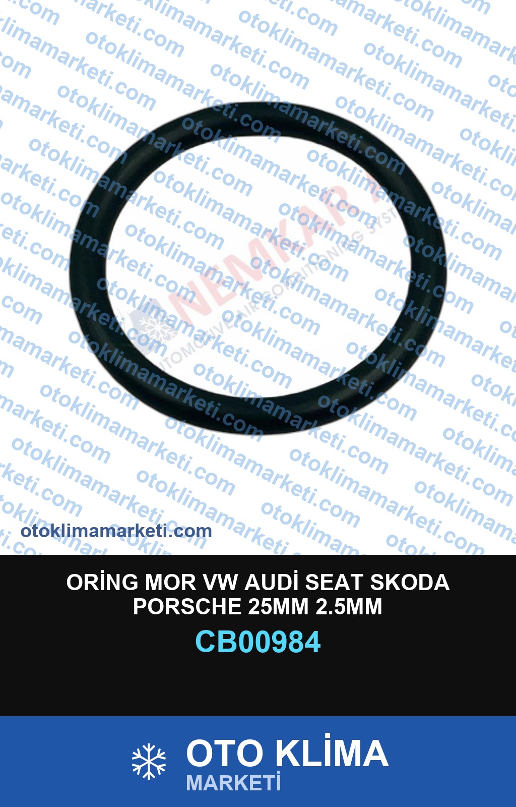 ORİNG MOR VW AUDİ SEAT SKODA PORSCHE 25MM 2.5MM