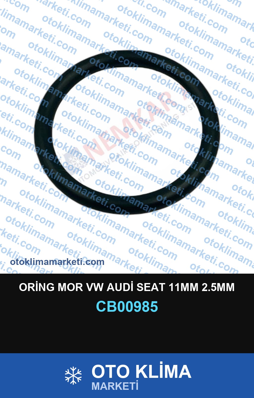 ORİNG MOR VW AUDİ SEAT 11MM 2.5MM