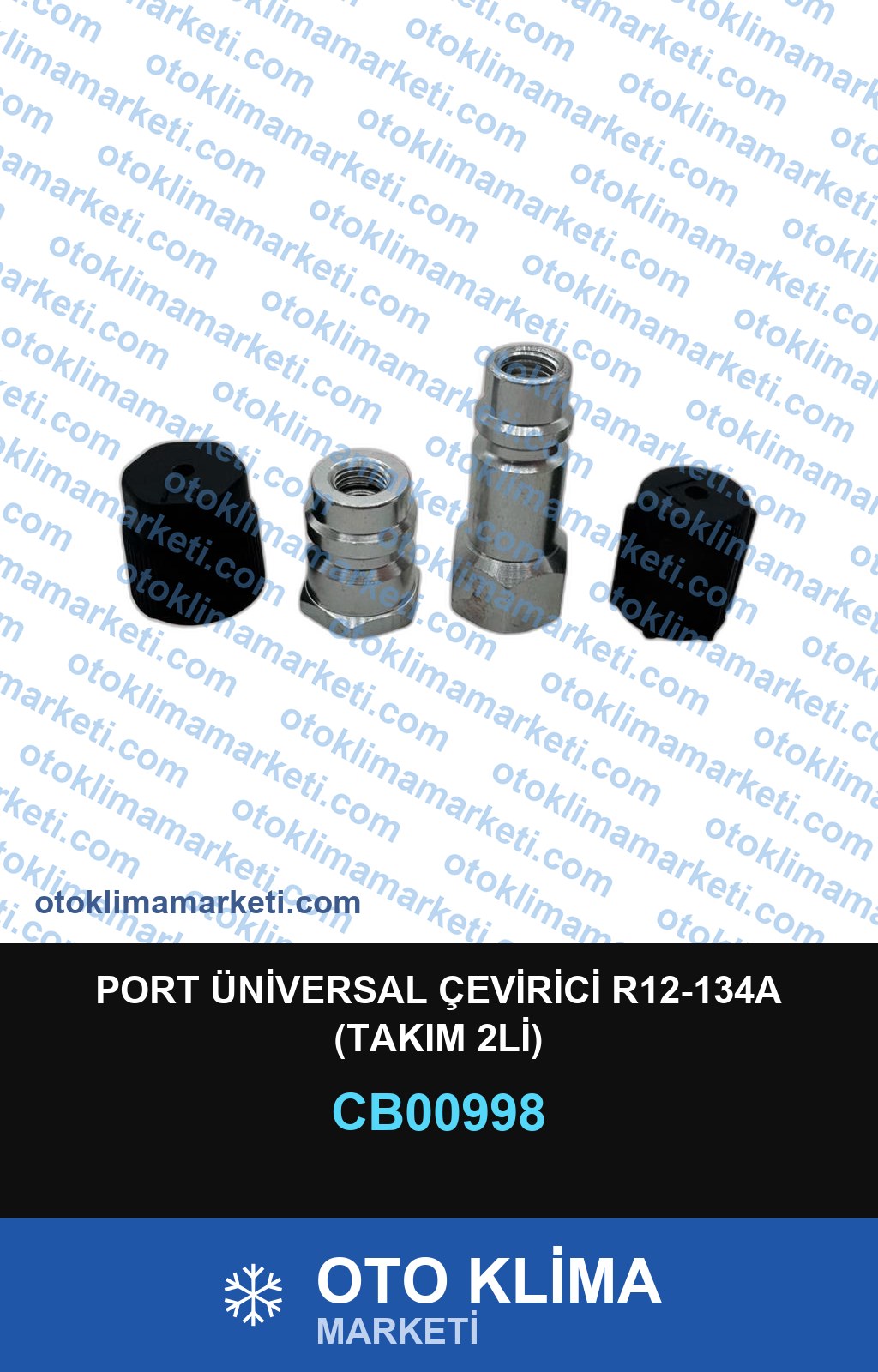 PORT ÜNİVERSAL ÇEVİRİCİ R12-134A (TAKIM 2Lİ)