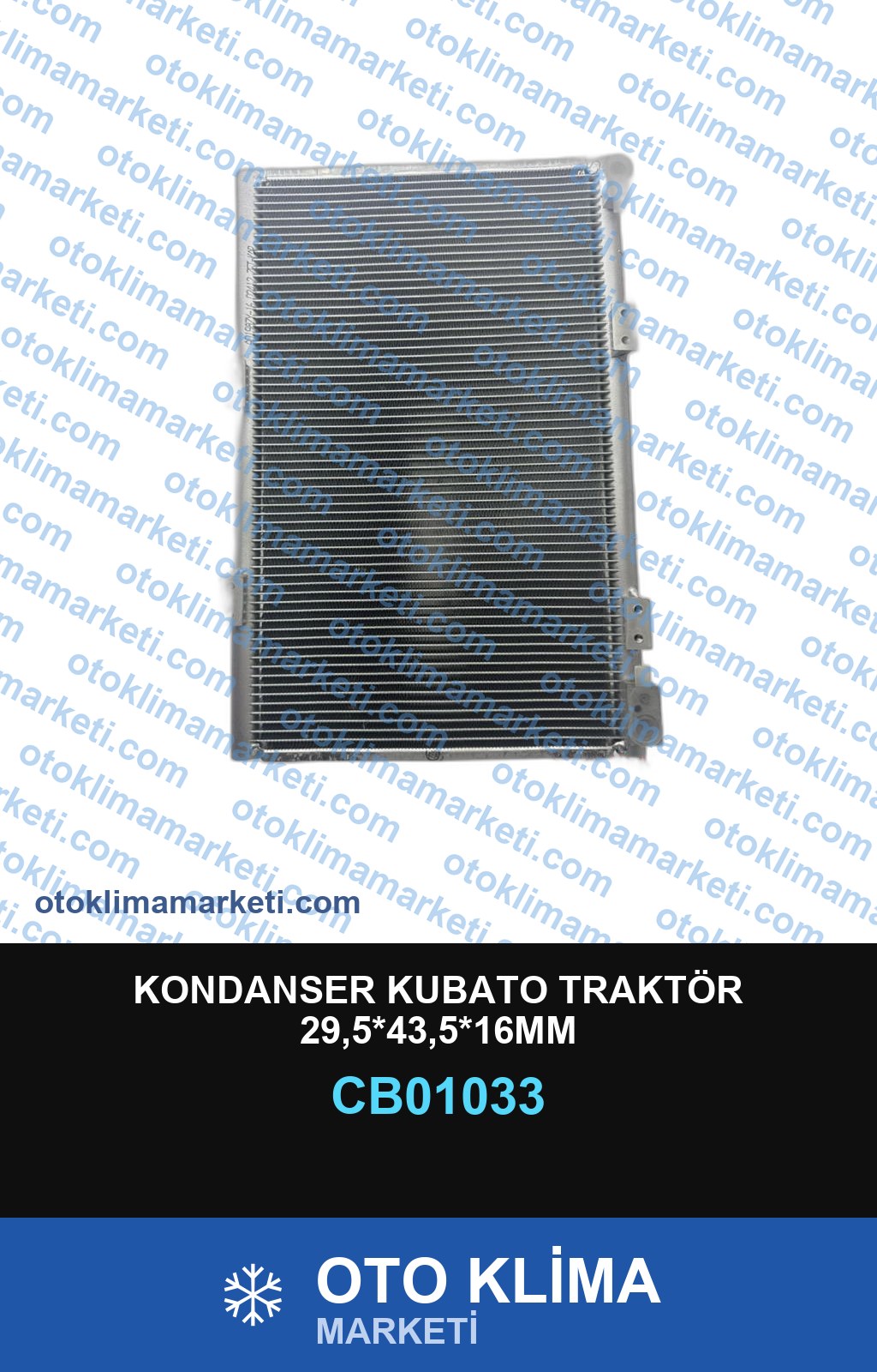 KONDANSER KUBATO TRAKTÖR 29,5*43,5*16MM