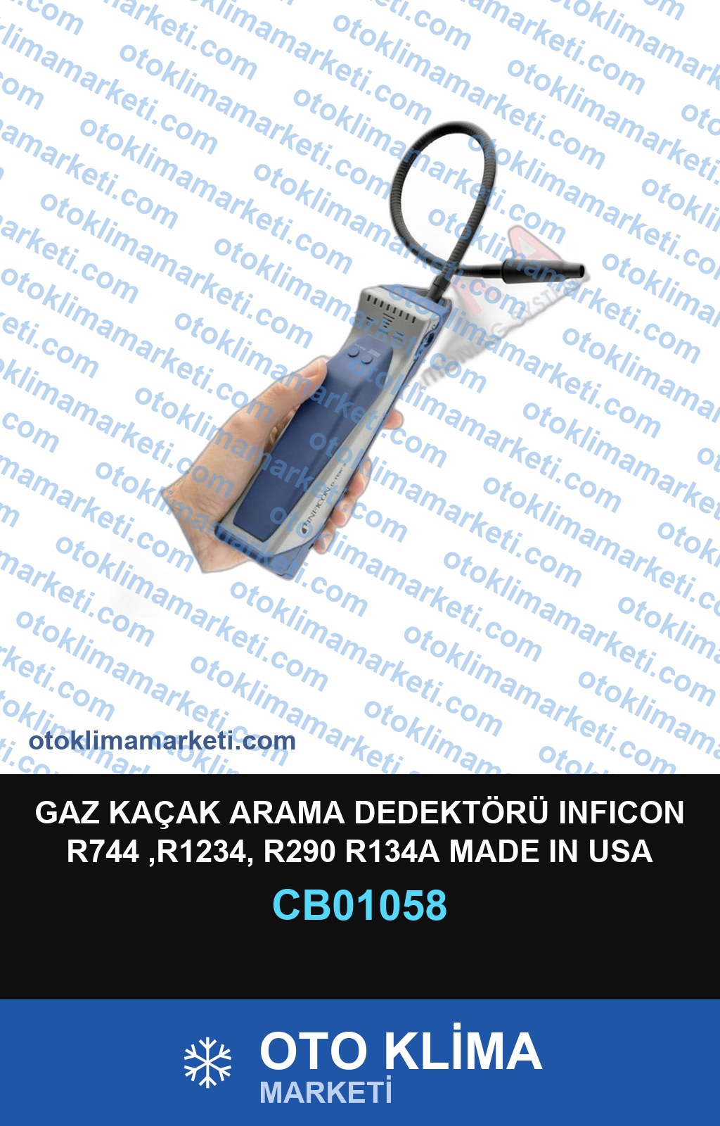 GAZ KAÇAK ARAMA DEDEKTÖRÜ INFICON R744 ,R1234, R290 R134A MADE IN USA