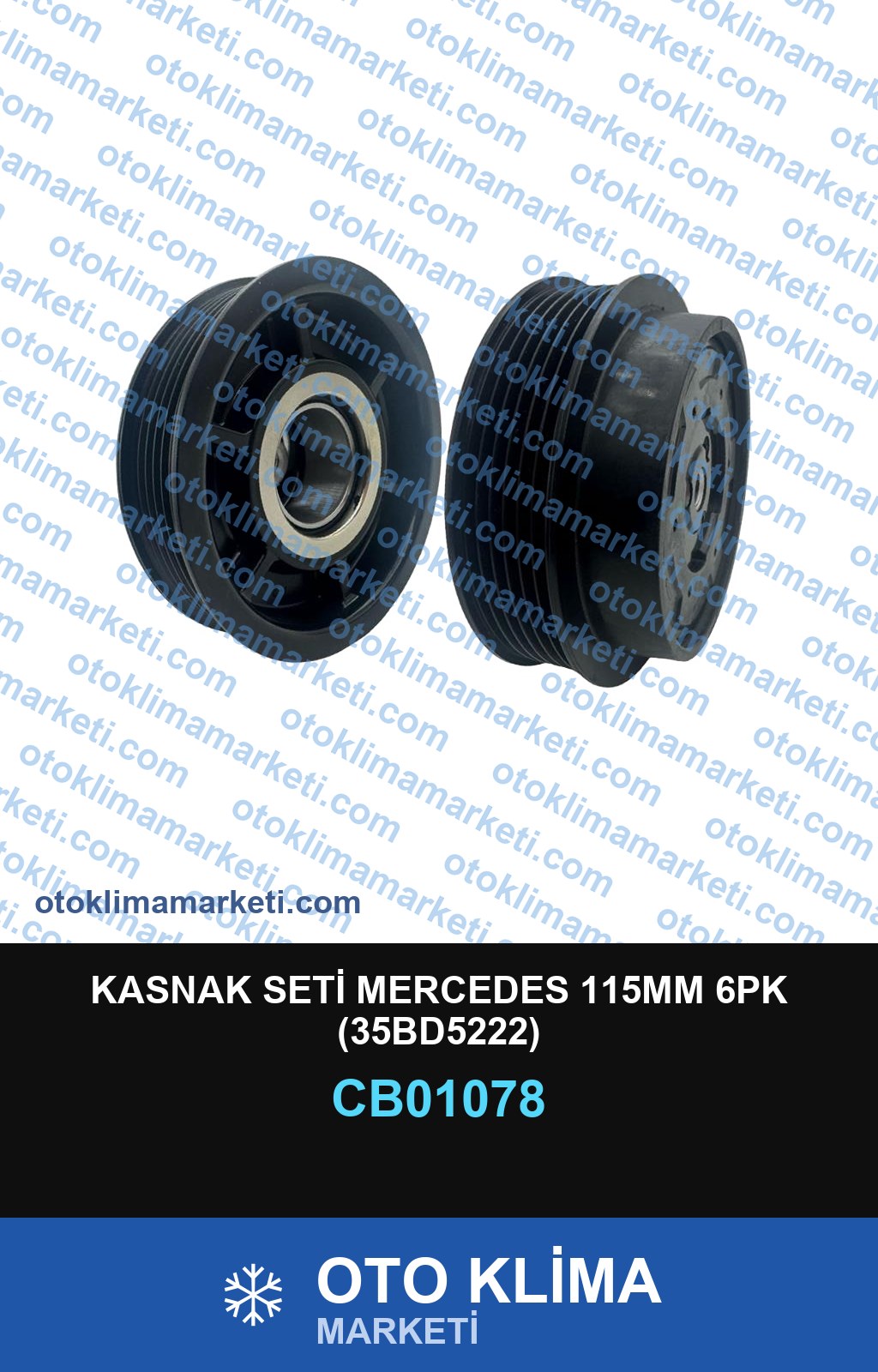 KASNAK SETİ MERCEDES 115MM 6PK (35BD5222)
