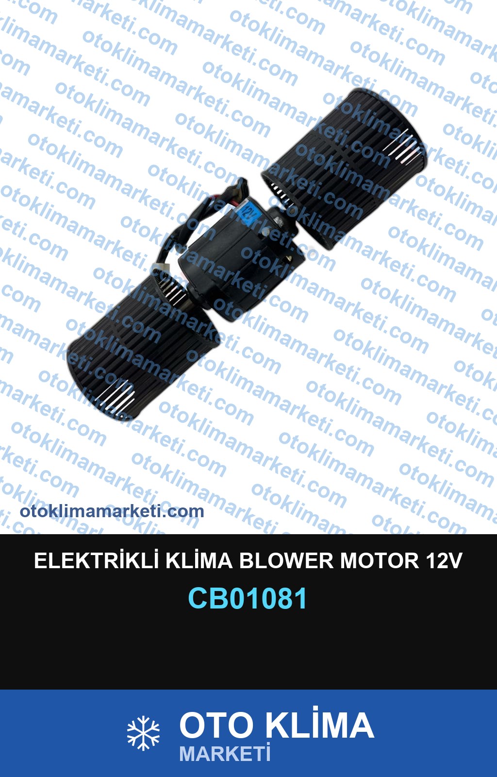 ELEKTRİKLİ KLİMA BLOWER MOTOR 12V