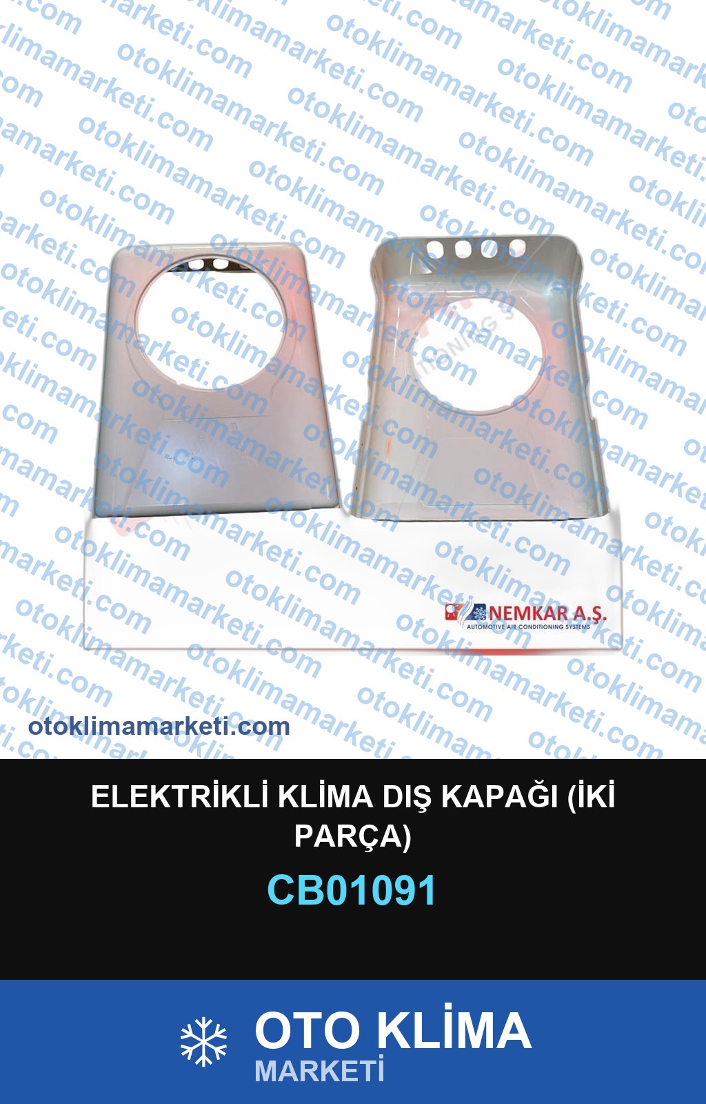 ELEKTRİKLİ KLİMA DIŞ KAPAĞI (İKİ PARÇA)