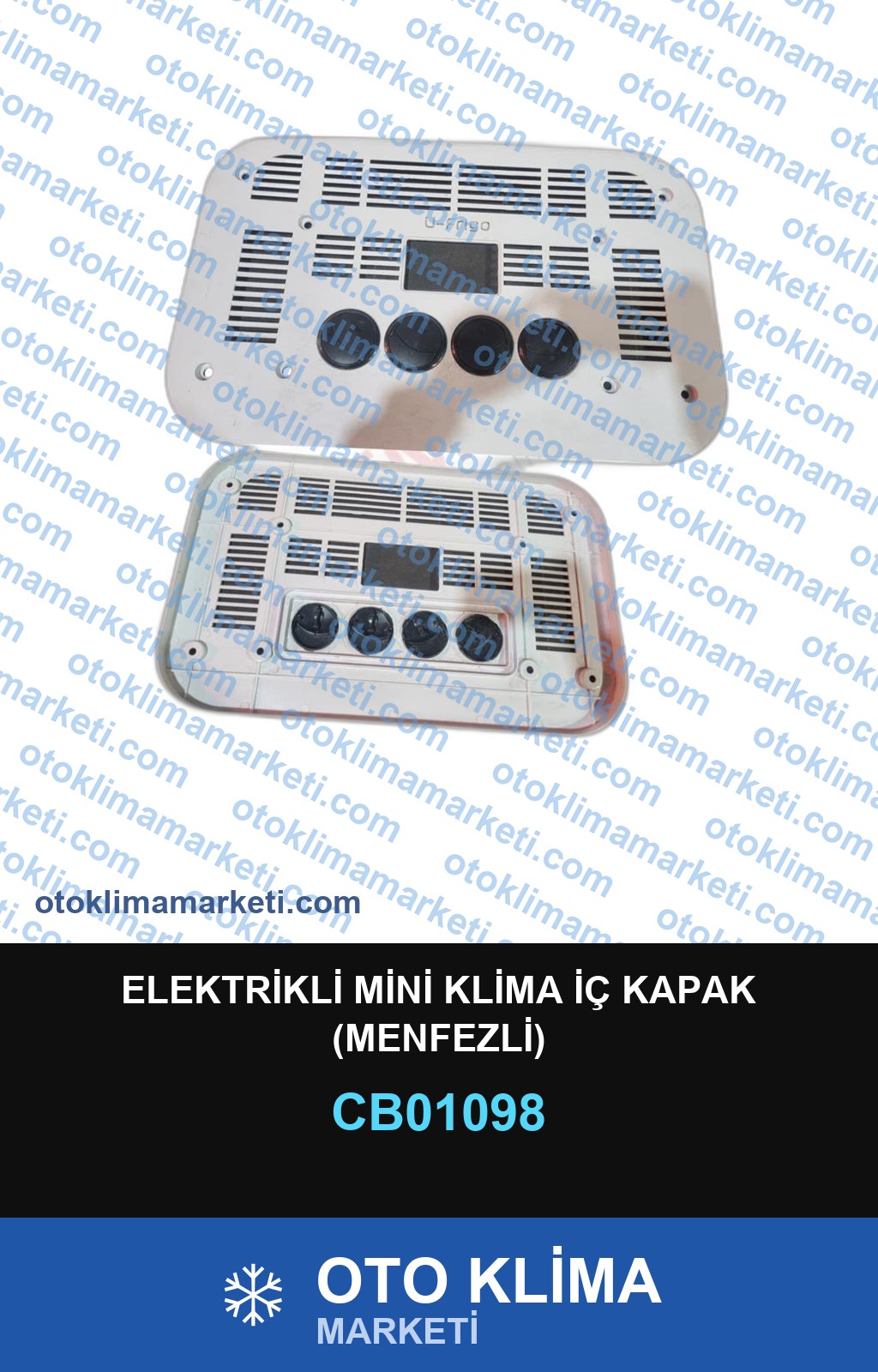 ELEKTRİKLİ MİNİ KLİMA İÇ KAPAK (MENFEZLİ)