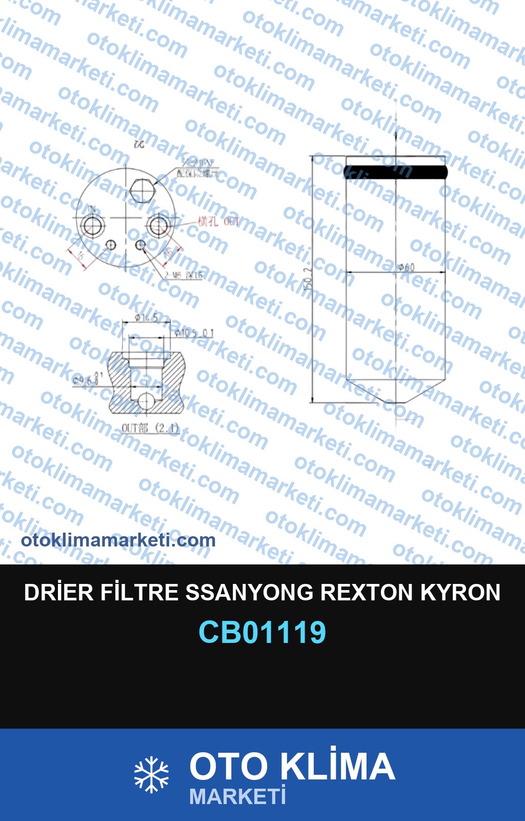 DRİER FİLTRE SSANYONG REXTON KYRON