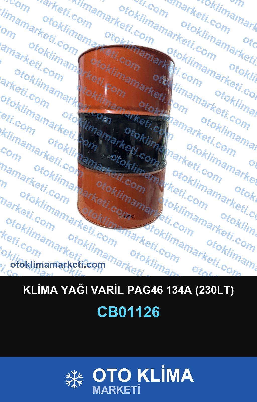 KLİMA YAĞI VARİL PAG46 134A (230LT)