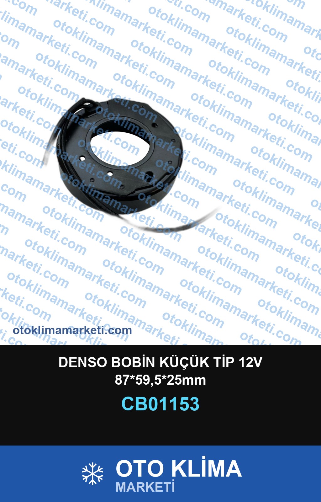 DENSO BOBİN KÜÇÜK TİP 12V 87*59,5*25mm